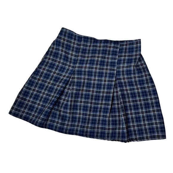 BRANDY MELVILLE John Galt Preppy Plaid Pleated Mini Skirt One Size - Picture 1 of 7